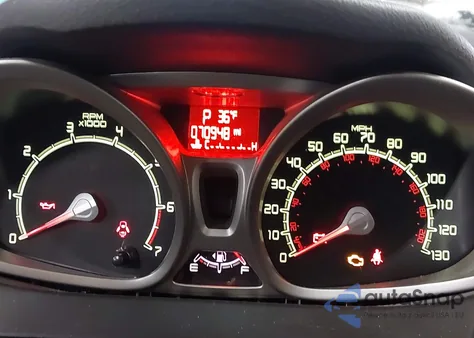 2013 Ford Fiesta Se z USA, uszkodzony, nr VIN 3FADP4BJ7DM225471